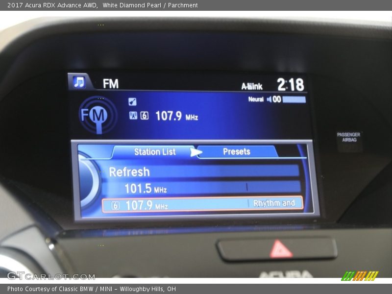 White Diamond Pearl / Parchment 2017 Acura RDX Advance AWD