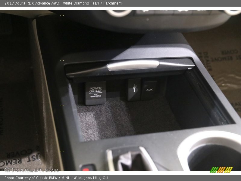 White Diamond Pearl / Parchment 2017 Acura RDX Advance AWD