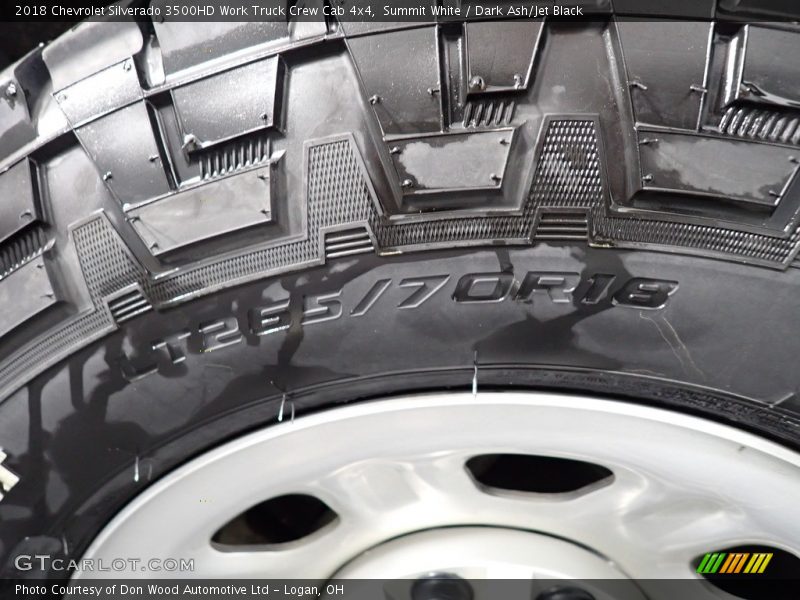 Summit White / Dark Ash/Jet Black 2018 Chevrolet Silverado 3500HD Work Truck Crew Cab 4x4
