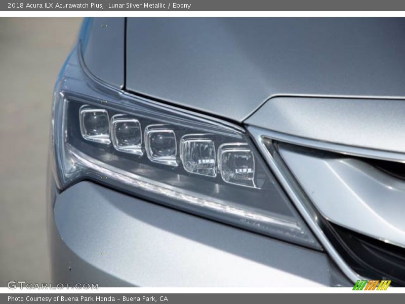 Lunar Silver Metallic / Ebony 2018 Acura ILX Acurawatch Plus