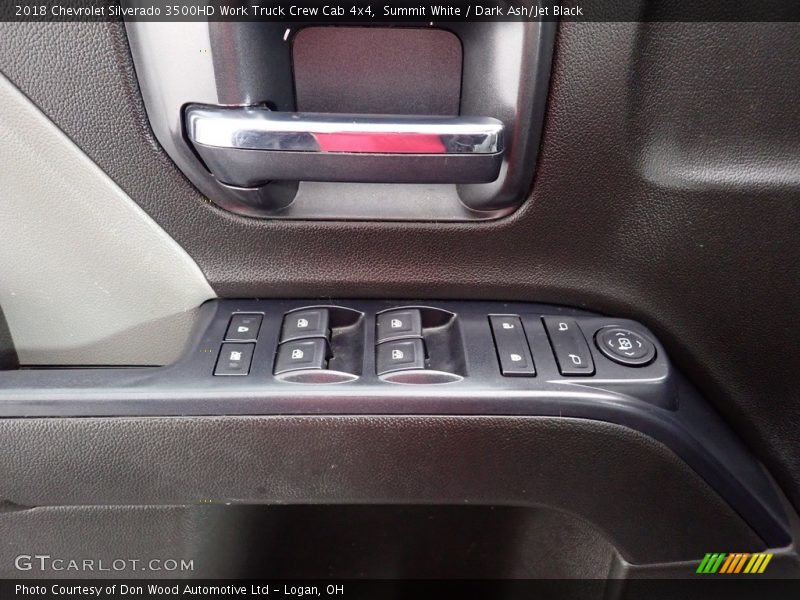 Summit White / Dark Ash/Jet Black 2018 Chevrolet Silverado 3500HD Work Truck Crew Cab 4x4