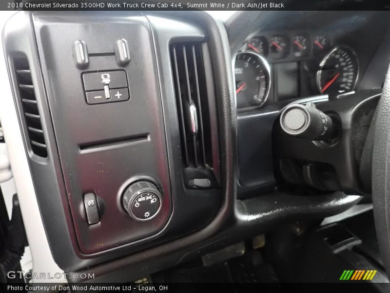Summit White / Dark Ash/Jet Black 2018 Chevrolet Silverado 3500HD Work Truck Crew Cab 4x4