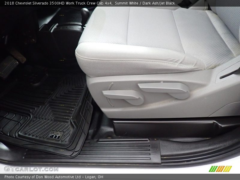 Summit White / Dark Ash/Jet Black 2018 Chevrolet Silverado 3500HD Work Truck Crew Cab 4x4