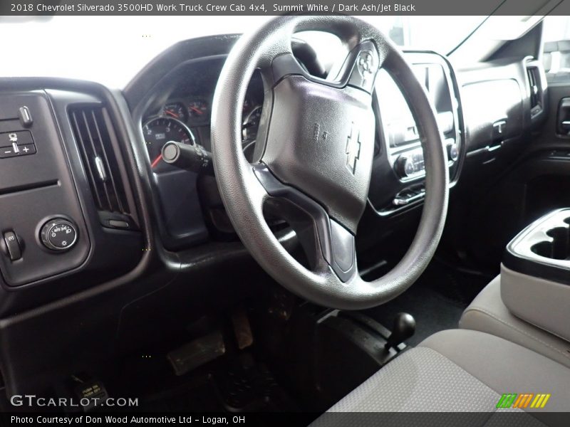 Summit White / Dark Ash/Jet Black 2018 Chevrolet Silverado 3500HD Work Truck Crew Cab 4x4