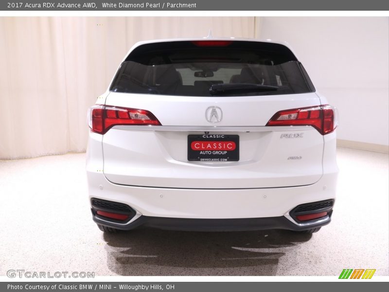 White Diamond Pearl / Parchment 2017 Acura RDX Advance AWD