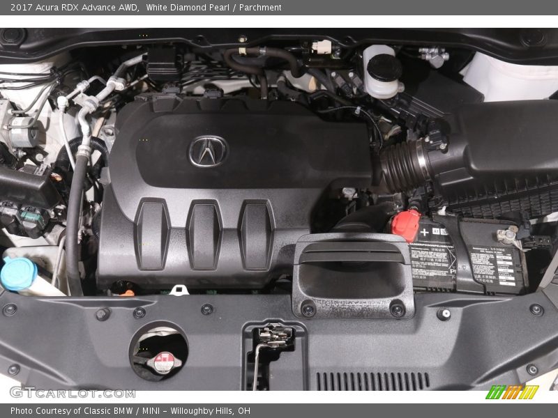 White Diamond Pearl / Parchment 2017 Acura RDX Advance AWD