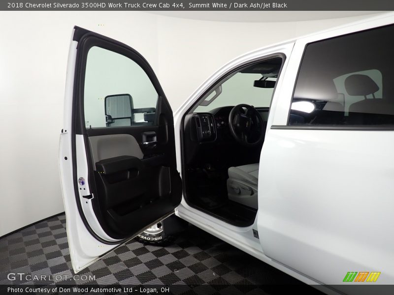 Summit White / Dark Ash/Jet Black 2018 Chevrolet Silverado 3500HD Work Truck Crew Cab 4x4