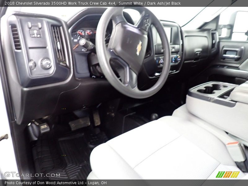 Summit White / Dark Ash/Jet Black 2018 Chevrolet Silverado 3500HD Work Truck Crew Cab 4x4