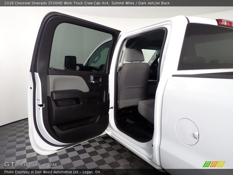 Summit White / Dark Ash/Jet Black 2018 Chevrolet Silverado 3500HD Work Truck Crew Cab 4x4