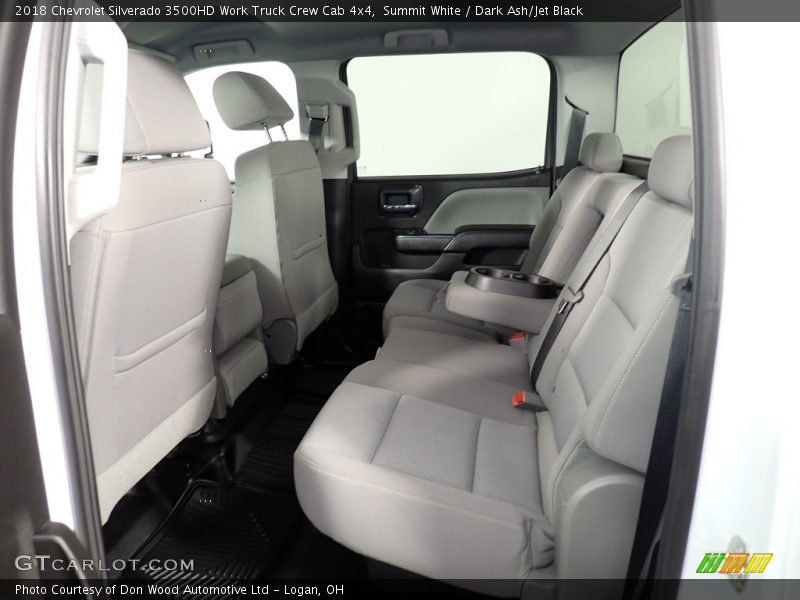 Summit White / Dark Ash/Jet Black 2018 Chevrolet Silverado 3500HD Work Truck Crew Cab 4x4