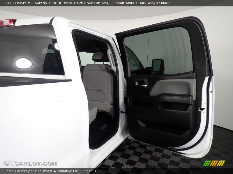 Summit White / Dark Ash/Jet Black 2018 Chevrolet Silverado 3500HD Work Truck Crew Cab 4x4