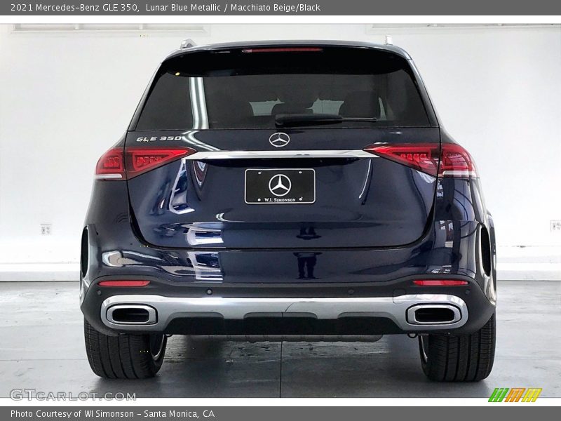 Lunar Blue Metallic / Macchiato Beige/Black 2021 Mercedes-Benz GLE 350