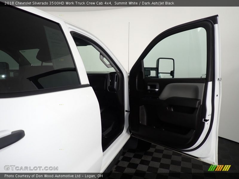 Summit White / Dark Ash/Jet Black 2018 Chevrolet Silverado 3500HD Work Truck Crew Cab 4x4