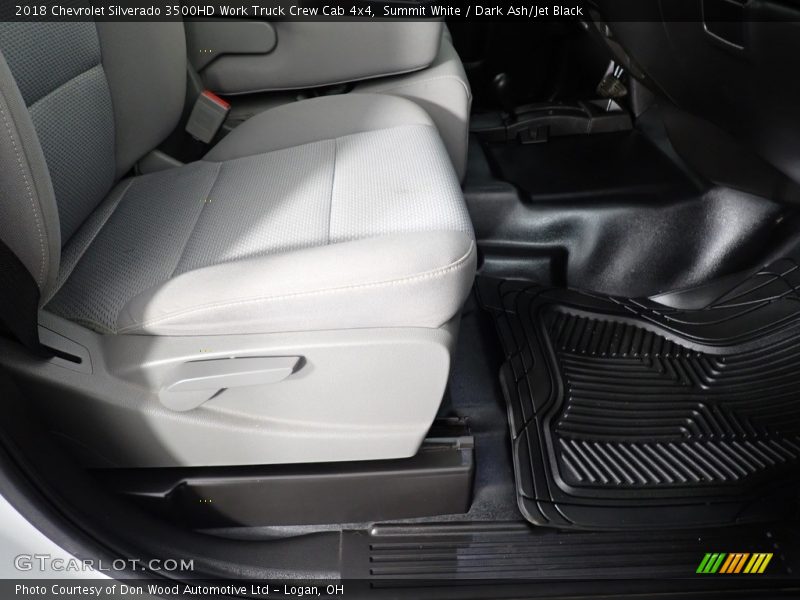 Summit White / Dark Ash/Jet Black 2018 Chevrolet Silverado 3500HD Work Truck Crew Cab 4x4