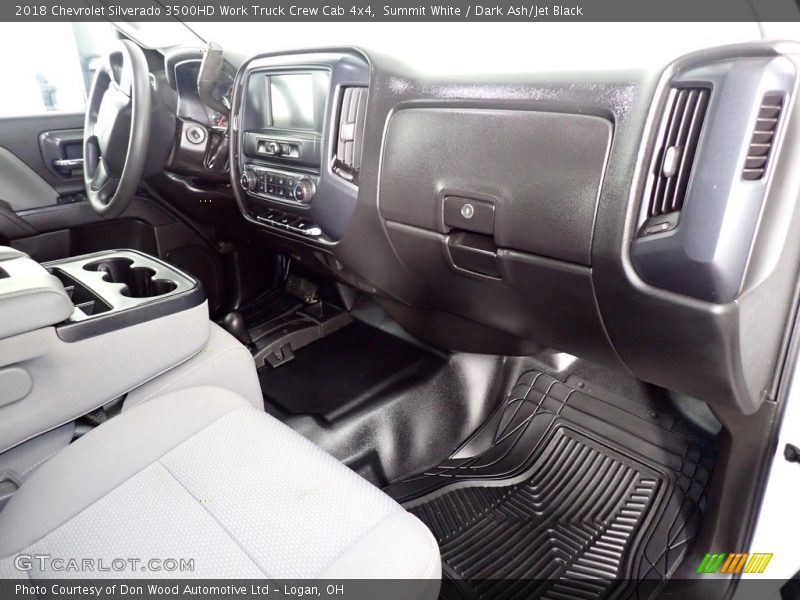 Summit White / Dark Ash/Jet Black 2018 Chevrolet Silverado 3500HD Work Truck Crew Cab 4x4