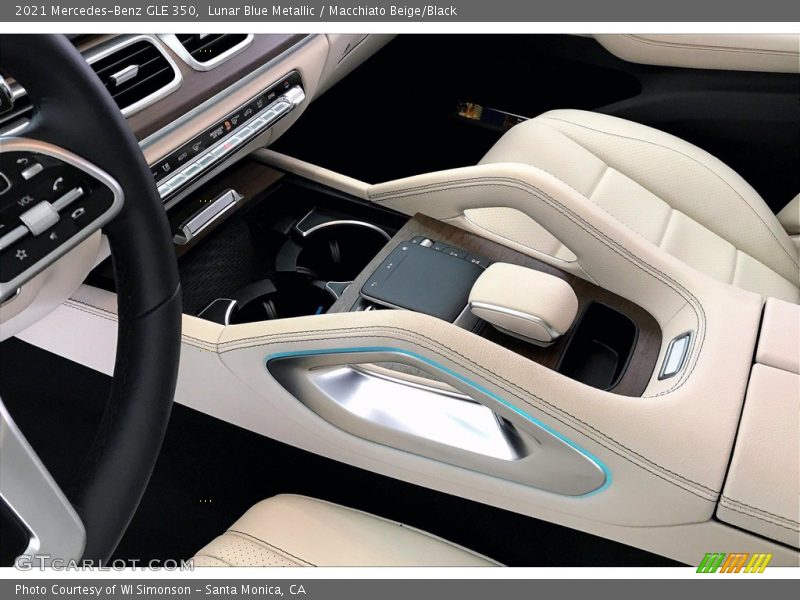 Lunar Blue Metallic / Macchiato Beige/Black 2021 Mercedes-Benz GLE 350