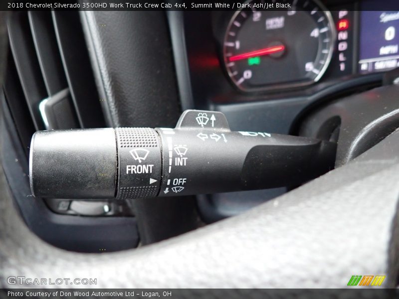 Summit White / Dark Ash/Jet Black 2018 Chevrolet Silverado 3500HD Work Truck Crew Cab 4x4