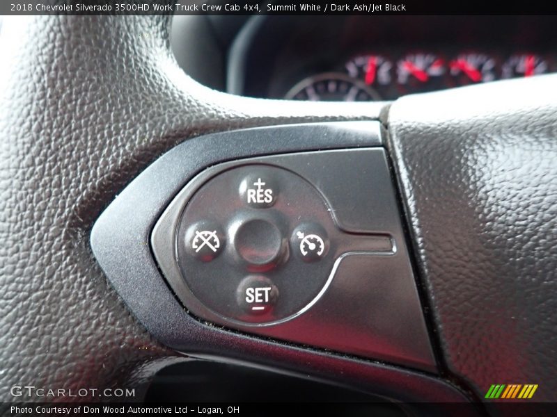 Summit White / Dark Ash/Jet Black 2018 Chevrolet Silverado 3500HD Work Truck Crew Cab 4x4