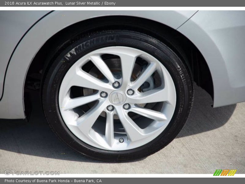 Lunar Silver Metallic / Ebony 2018 Acura ILX Acurawatch Plus