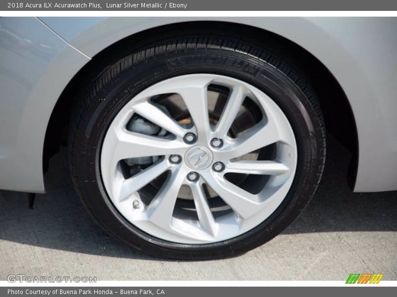 Lunar Silver Metallic / Ebony 2018 Acura ILX Acurawatch Plus