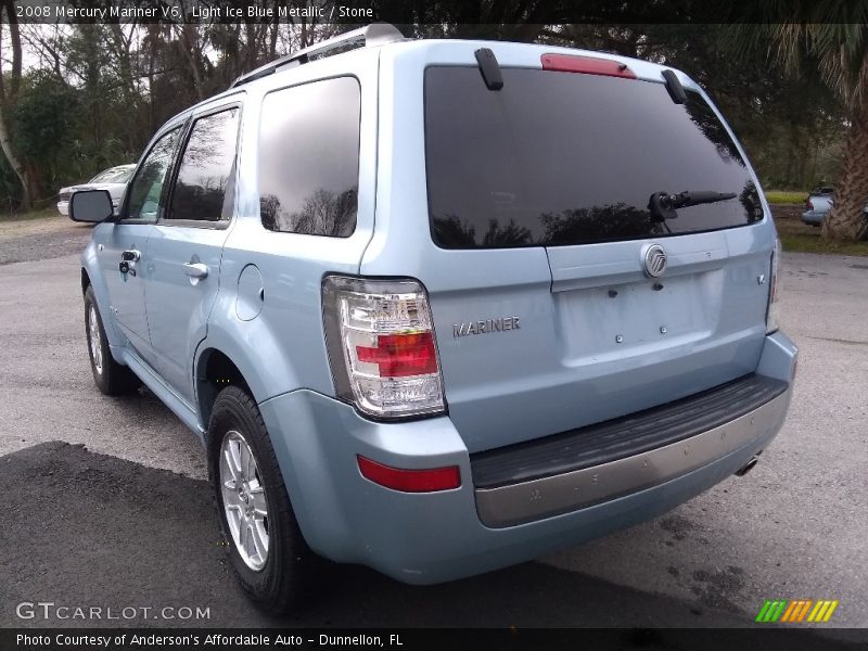 Light Ice Blue Metallic / Stone 2008 Mercury Mariner V6