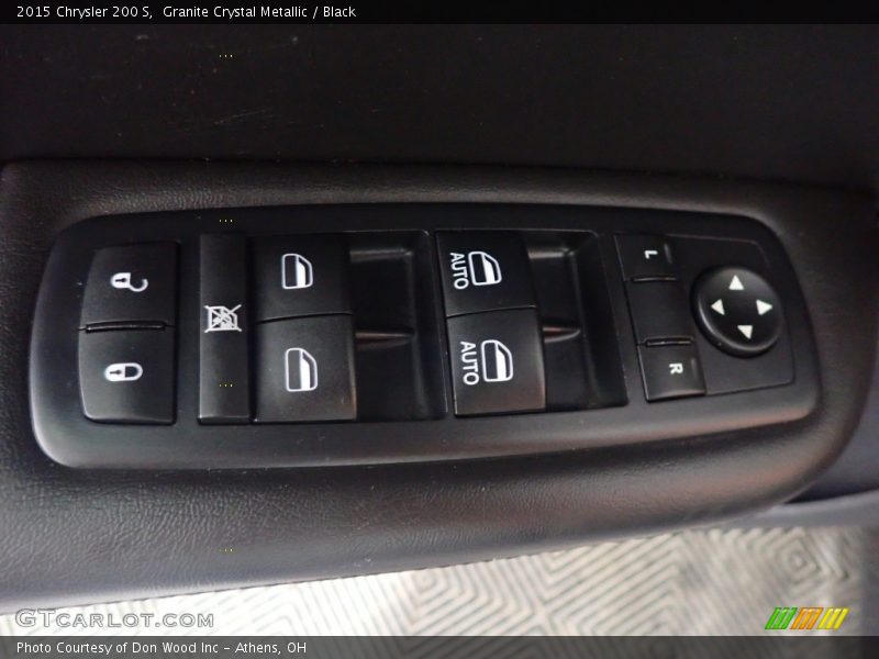 Granite Crystal Metallic / Black 2015 Chrysler 200 S