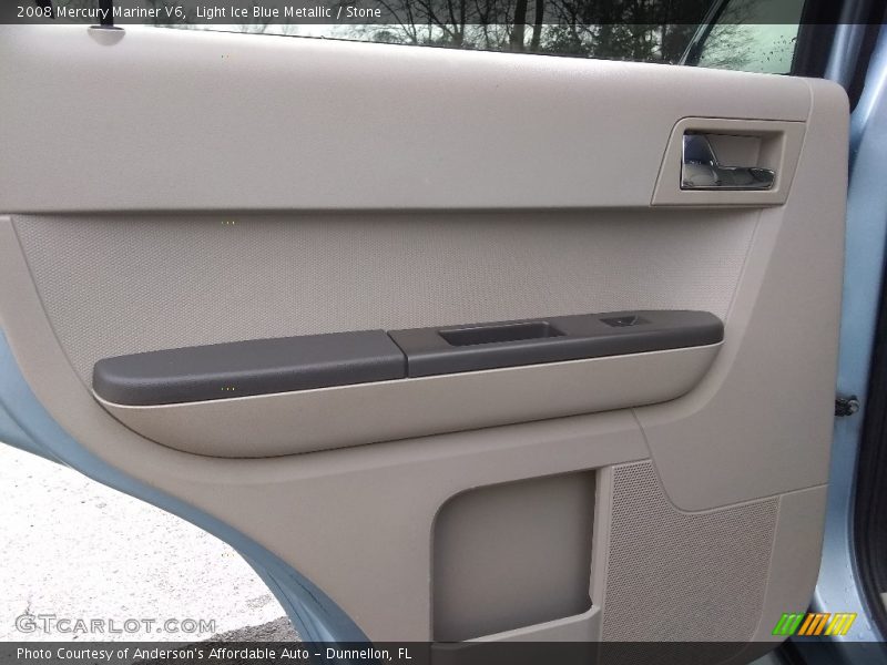 Light Ice Blue Metallic / Stone 2008 Mercury Mariner V6