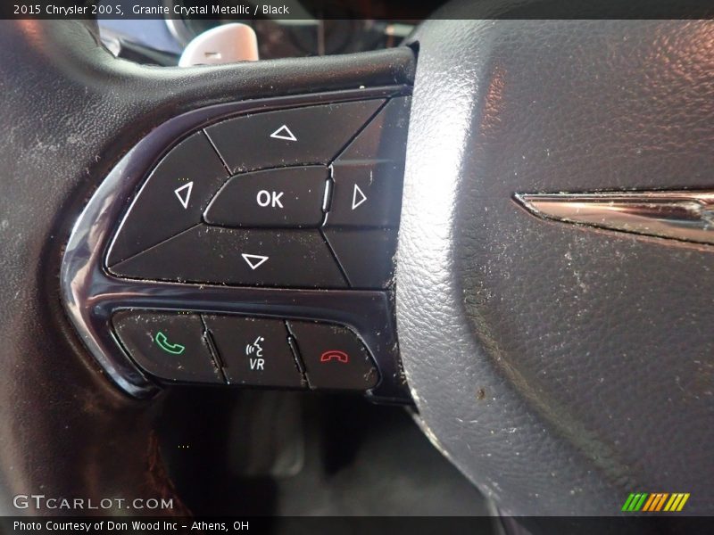 Granite Crystal Metallic / Black 2015 Chrysler 200 S