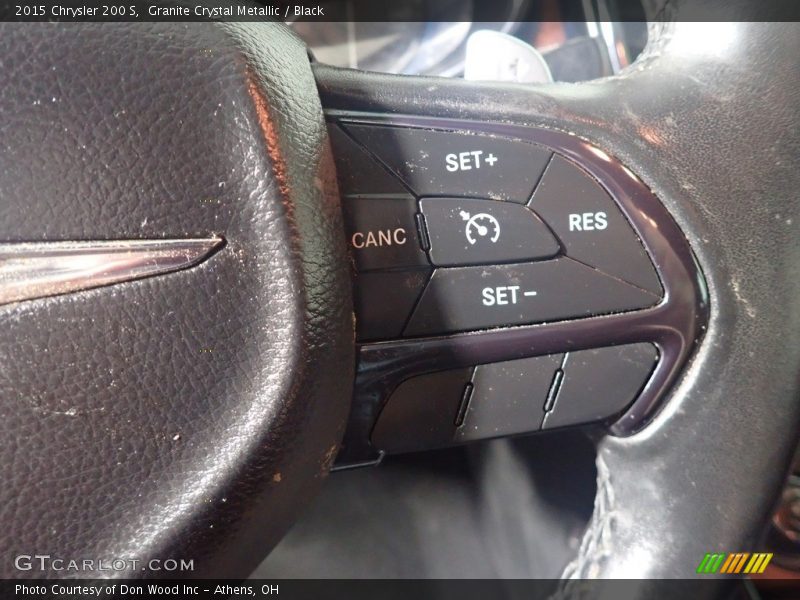 Granite Crystal Metallic / Black 2015 Chrysler 200 S