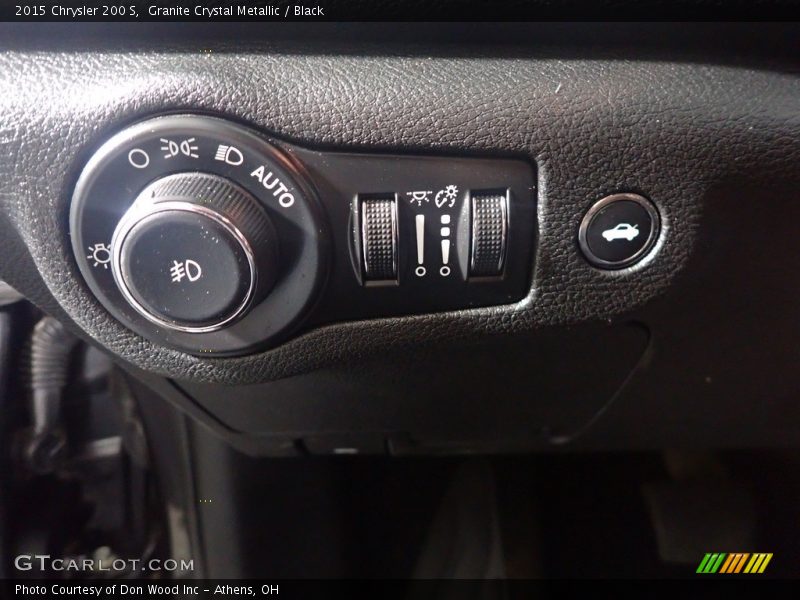 Granite Crystal Metallic / Black 2015 Chrysler 200 S