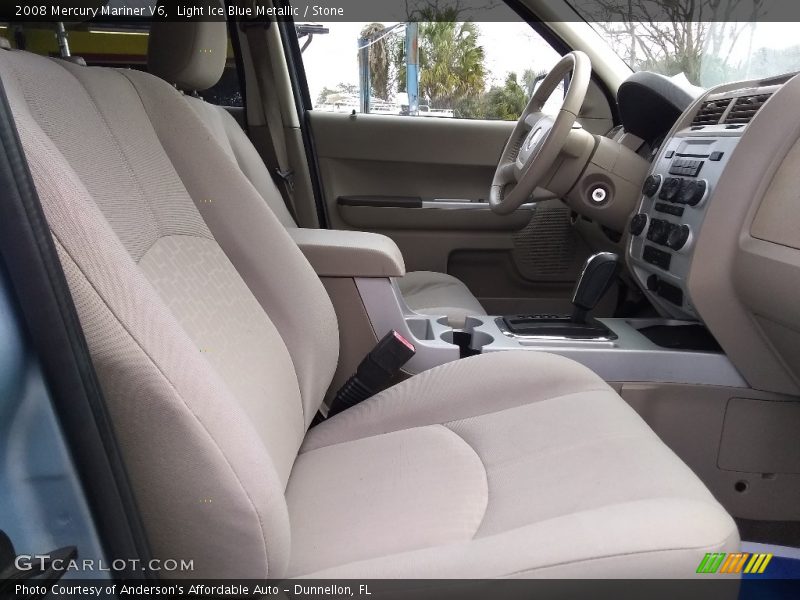 Light Ice Blue Metallic / Stone 2008 Mercury Mariner V6