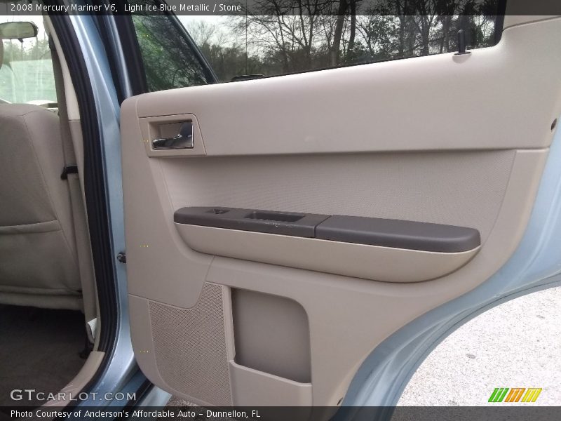 Light Ice Blue Metallic / Stone 2008 Mercury Mariner V6