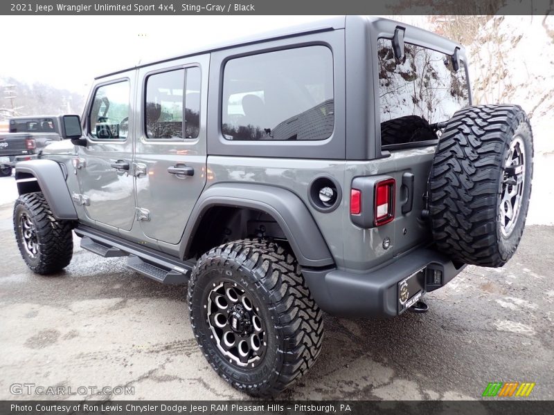 Sting-Gray / Black 2021 Jeep Wrangler Unlimited Sport 4x4