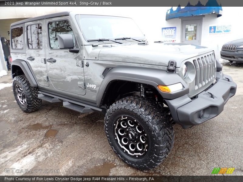 Sting-Gray / Black 2021 Jeep Wrangler Unlimited Sport 4x4