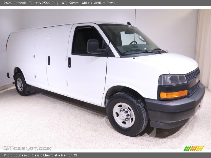 Summit White / Medium Pewter 2020 Chevrolet Express 2500 Cargo WT