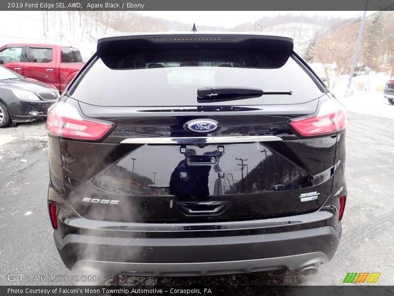 Agate Black / Ebony 2019 Ford Edge SEL AWD