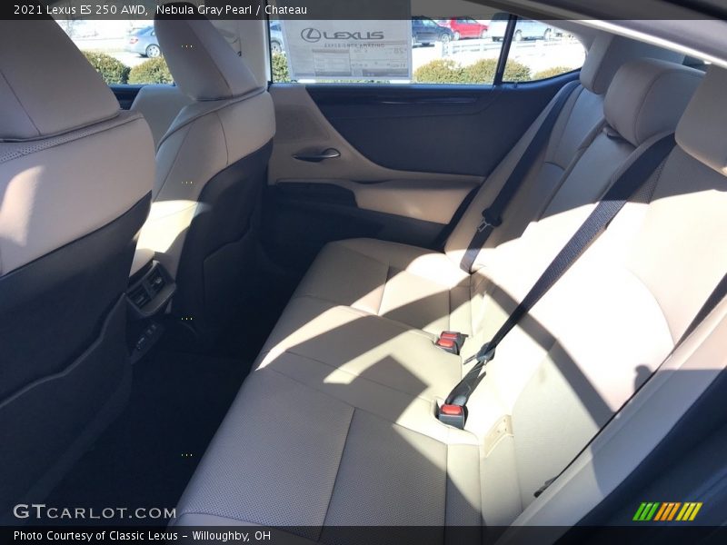Nebula Gray Pearl / Chateau 2021 Lexus ES 250 AWD