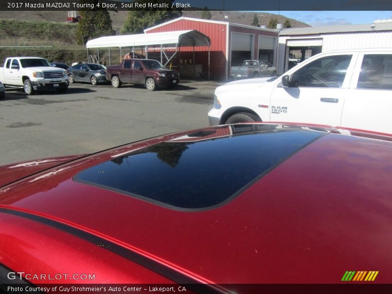 Soul Red Metallic / Black 2017 Mazda MAZDA3 Touring 4 Door
