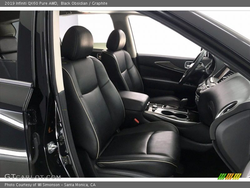 Black Obsidian / Graphite 2019 Infiniti QX60 Pure AWD