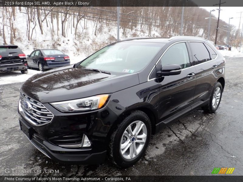 Agate Black / Ebony 2019 Ford Edge SEL AWD