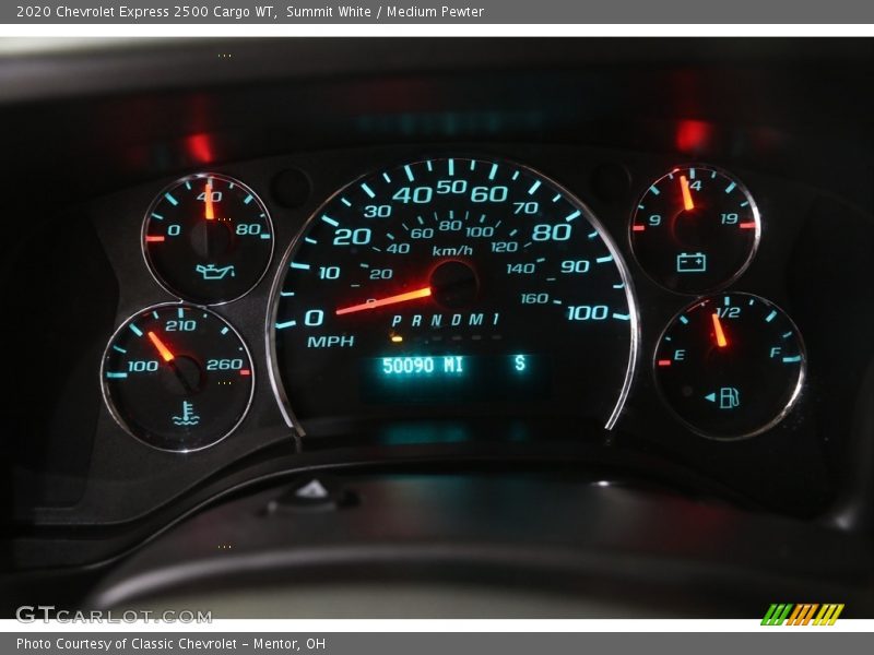 Summit White / Medium Pewter 2020 Chevrolet Express 2500 Cargo WT