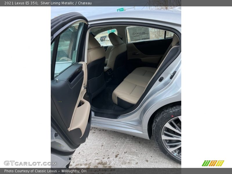 Silver Lining Metallic / Chateau 2021 Lexus ES 350