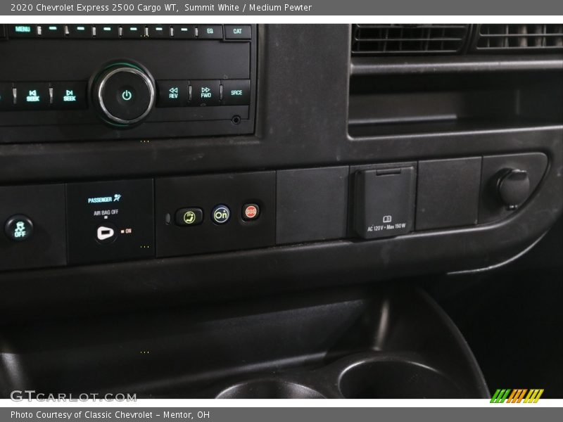 Summit White / Medium Pewter 2020 Chevrolet Express 2500 Cargo WT