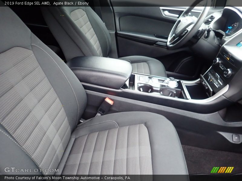Agate Black / Ebony 2019 Ford Edge SEL AWD