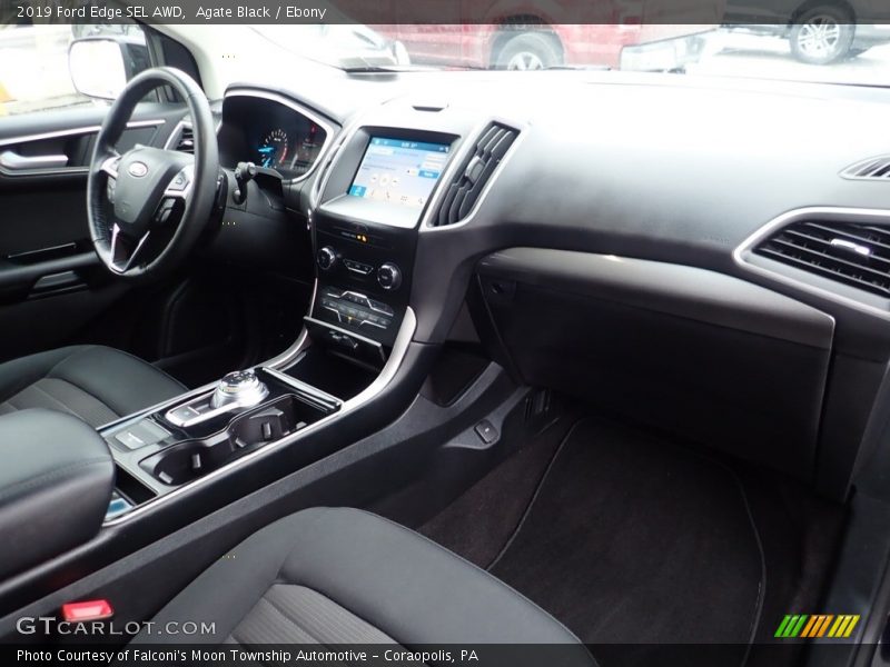 Agate Black / Ebony 2019 Ford Edge SEL AWD