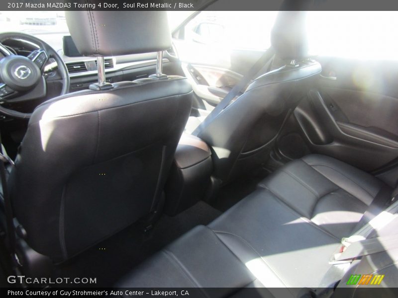 Soul Red Metallic / Black 2017 Mazda MAZDA3 Touring 4 Door