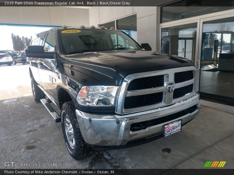 Black / Black/Diesel Gray 2016 Ram 2500 Tradesman Regular Cab 4x4