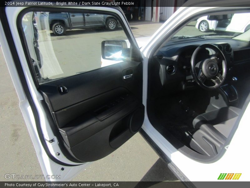 Bright White / Dark Slate Gray/Light Pebble 2014 Jeep Patriot Latitude