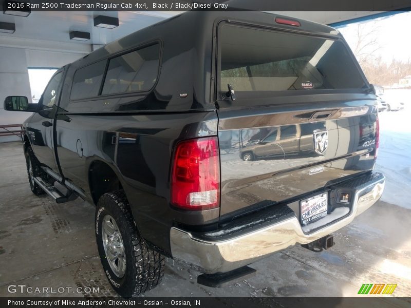 Black / Black/Diesel Gray 2016 Ram 2500 Tradesman Regular Cab 4x4