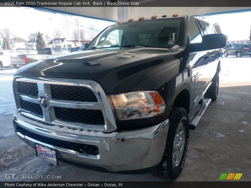 Black / Black/Diesel Gray 2016 Ram 2500 Tradesman Regular Cab 4x4